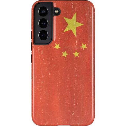 Chinese Flag Distressed Galaxy S22 Pro Case
